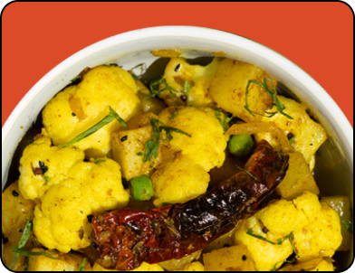 Achar Street Kitchen's Turmeric Cauliflower and Potatoes - Gobi Alu